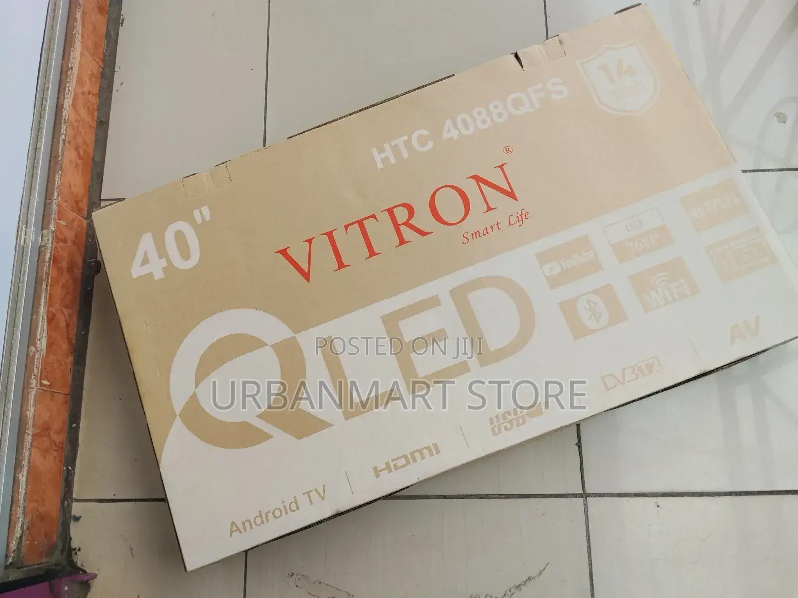Vitron 40 Inch Frameless Qled Smart Android Television
