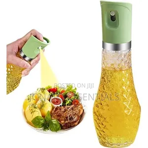 Cooking Oil Spray Bottle 260ml Glass Oil Sprayer Dispenser