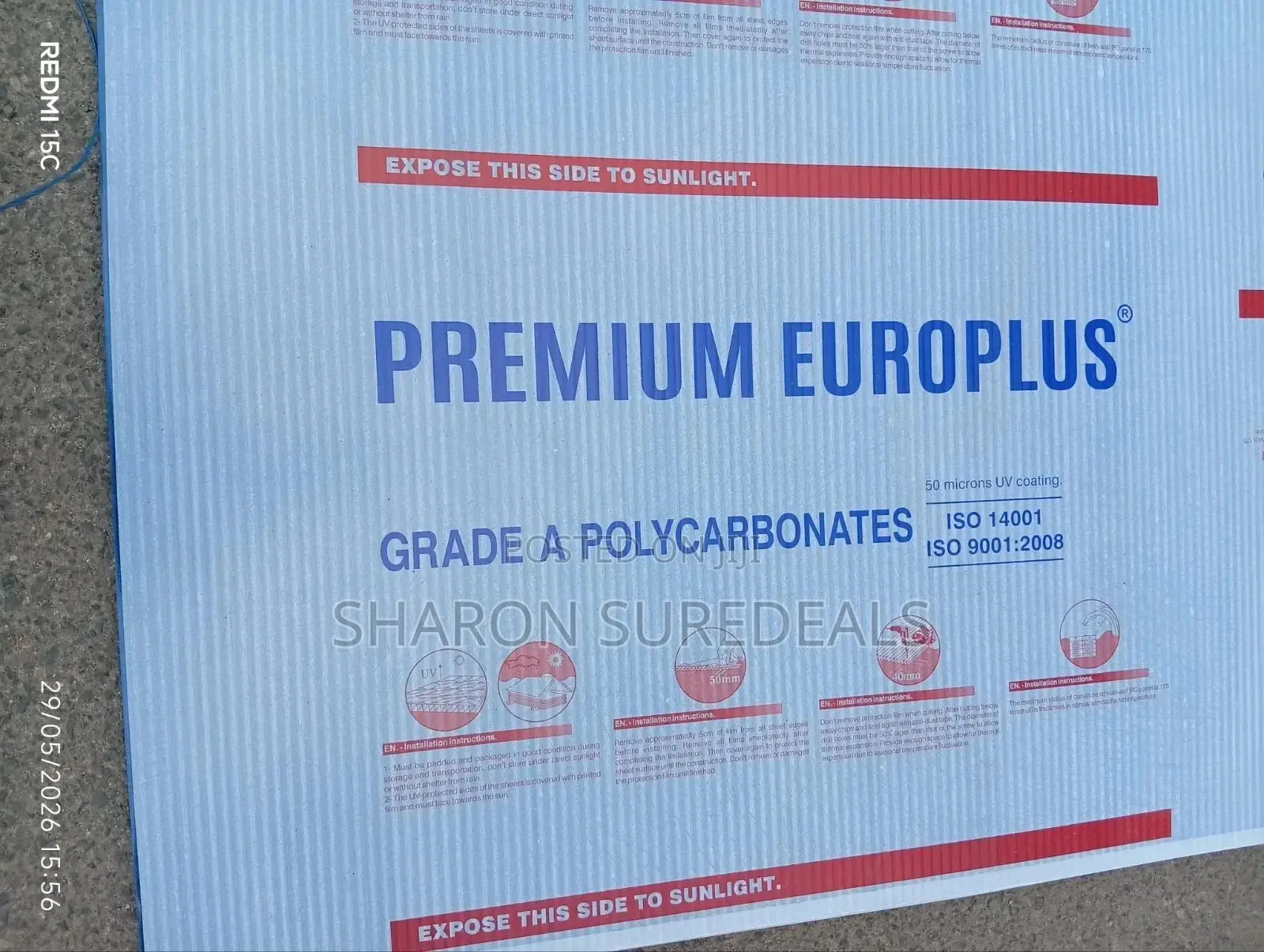 Premium Europlus Polycarbonate Sheet 8mm