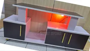 Modern Istanbul Entertainment Unit With Led Lights, Tv Stand