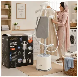 1.8l Steam Iron Standing Garment Steamer With Ironing Board HBC
