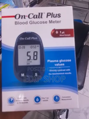 *On Call Plus Blood Glucose Meter. Blood Glucometer