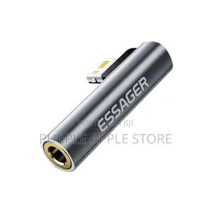 Essager L-shape Type-c Lightning To 3.5mm Audio Adapter