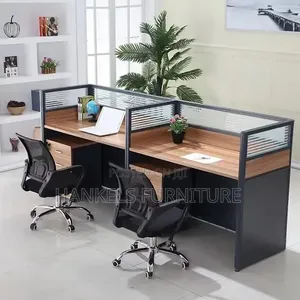 2-Way Office Workstation – Modern Dual Desk Setup for Offices