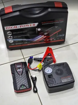 Multi-Purpose High Power 12v 99800mah Car Jump Starter +Air Compressor