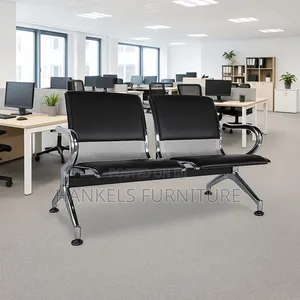 Office Waiting Room Chairs – 2 Seater Bench for Reception Areas