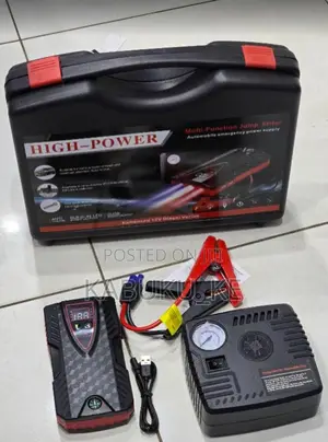 Car Jump Starter Portable Car Jump Starter Kit With Tyre Inflator