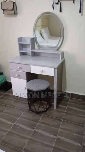 White)Brown Executive Dressing Table