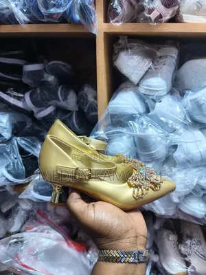 Stylish Silver/Gold Girls Heels