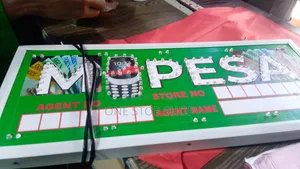 Mpesa Agent Led Signboard