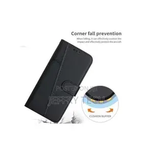 Mkopa X20 Leather Flip Wallet Case - Heavy Duty Protection, Anti-Scra