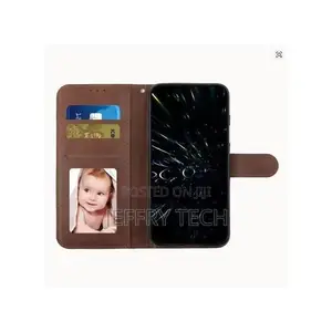 Xiomi Redmi A3x Leather Flip Wallet Case - Shockproof, Kickstand,