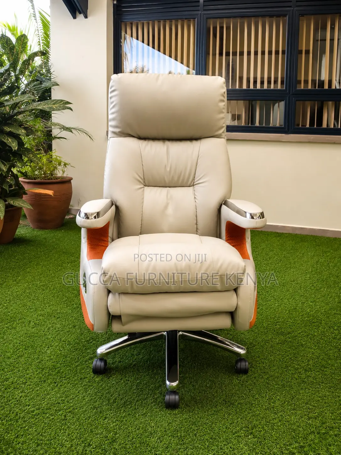 Director's Leather Office Seat.