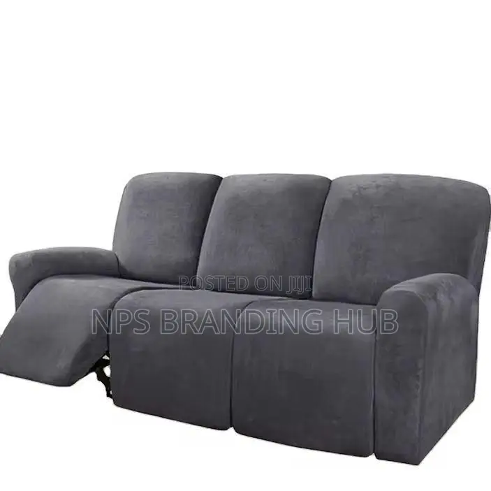 High Velvet Material Recliner Sofa Covers