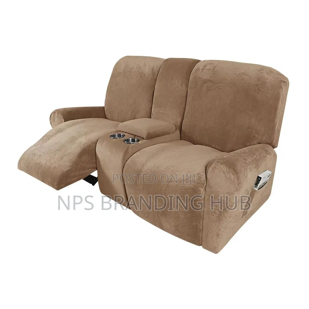 High Velvet Material Recliner Sofa Covers