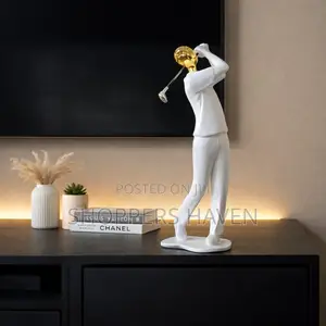 Handmade Golfer Resin Figurines