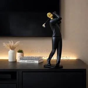 Handmade Golfer Resin Figurines