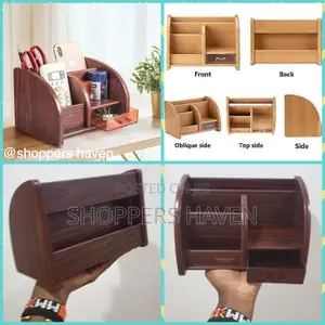 Glosen Wooden Desk Organiser