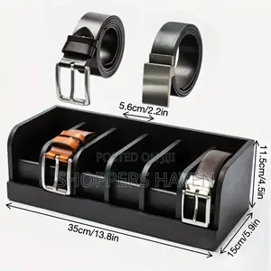Bamboo Belt Organiser