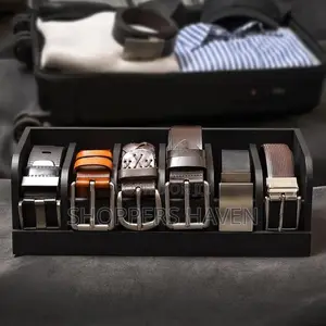 Bamboo Belt Organiser