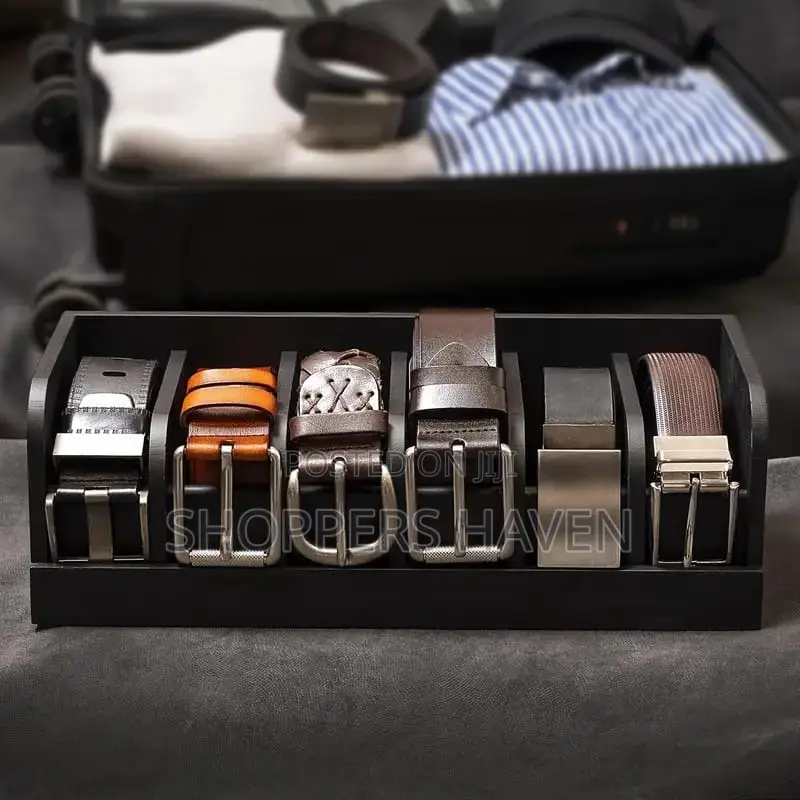 Bamboo Belt Organiser