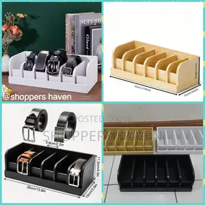 Bamboo Belt Organiser