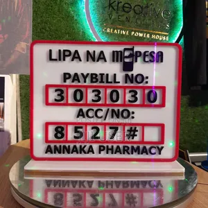 Lipa Na Mpesa Plaque