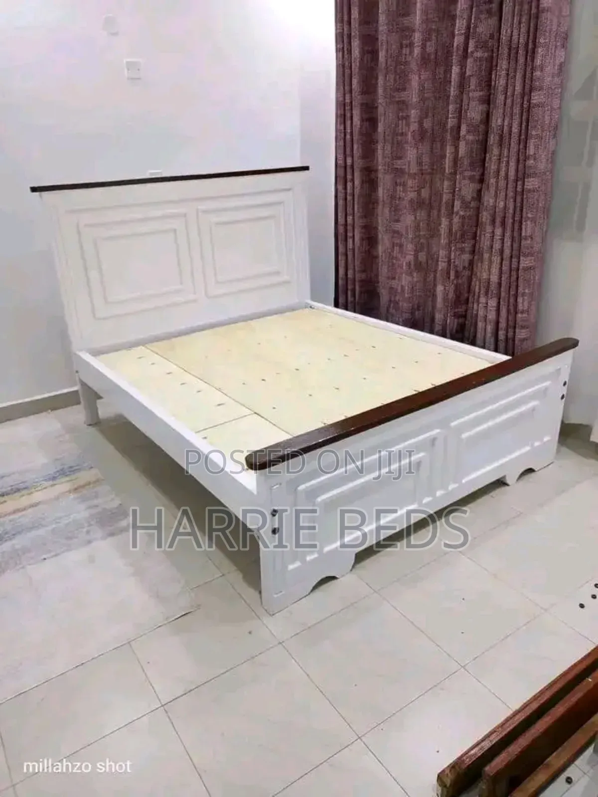 Wooden Solid Hardwood Bed