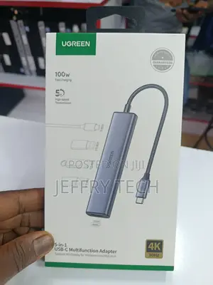 Ugreen Usb-C Adapter Fast Data Transfer, Hdmi, Usb 3.0 Pd Charging
