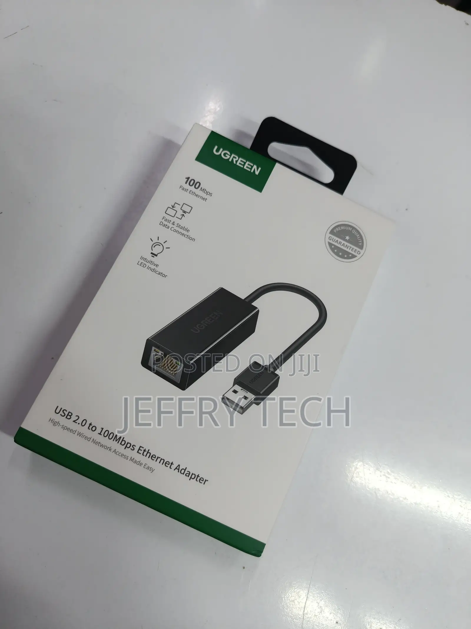 Ugreen Ethernet Adapter Usb 2.0 to 10 100 Network Rj45 Lan Wired Adapt
