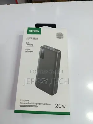 Ugreen Pb312 20000mah Power Bank With 20w Two-Way Fast Charging