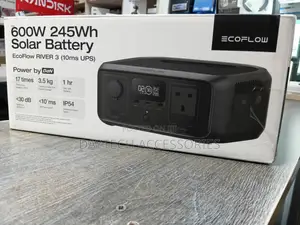 Ecoflow River 3 (10ms Ups) 600w 245wh Solar Battery