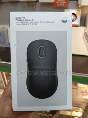 This Is a Black Xiaomi Wireless Mouse 3.