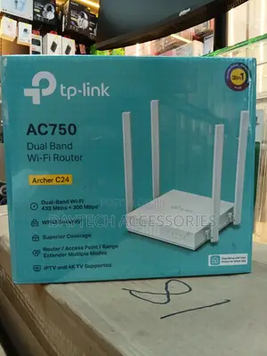 Tp-Link Archer C24-Ac750 Wireless Dual Band Router (Tl-Archer-C24)