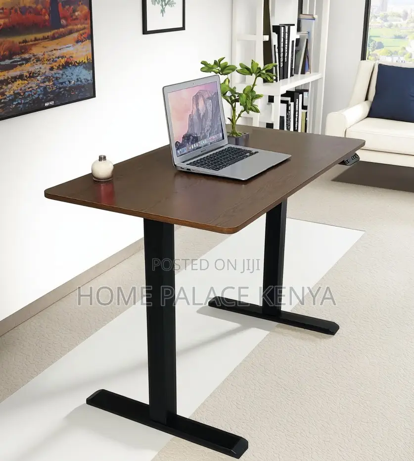 Computer Desk: Two Stage Dual Motor Adjustable Standing Desk