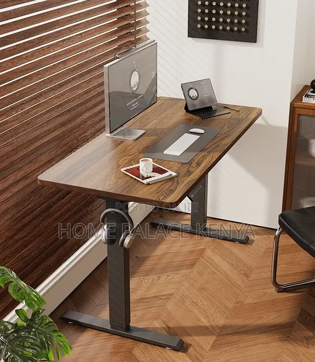 Computer Desk: Two Stage Dual Motor Adjustable Standing Desk