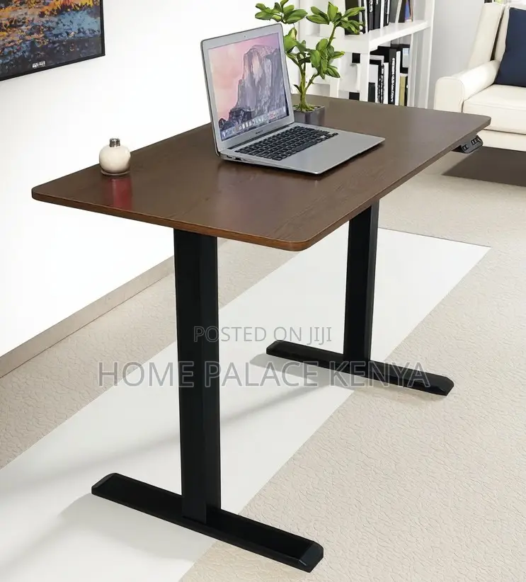 Computer Desk: Two Stage Dual Motor Adjustable Standing Desk