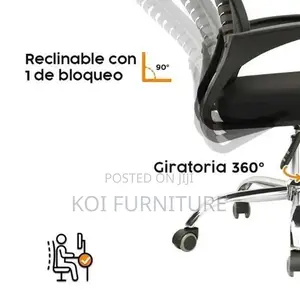 Office Chairs: High Backrest Ergonomic Adjustable Height Chair
