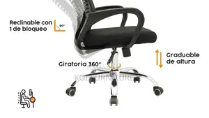 Office Chairs: High Backrest Ergonomic Adjustable Height Chair