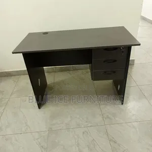 1.2m Office Desk With Drawers Grey