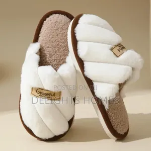 Flat Heel Home Cotton Slippers_st