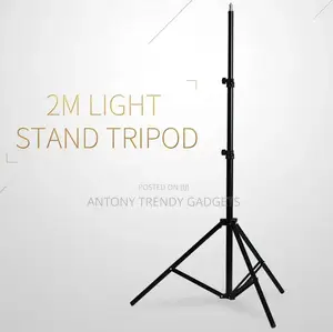 Portable Aluminum Light Stand Tripod 210cm With Clip