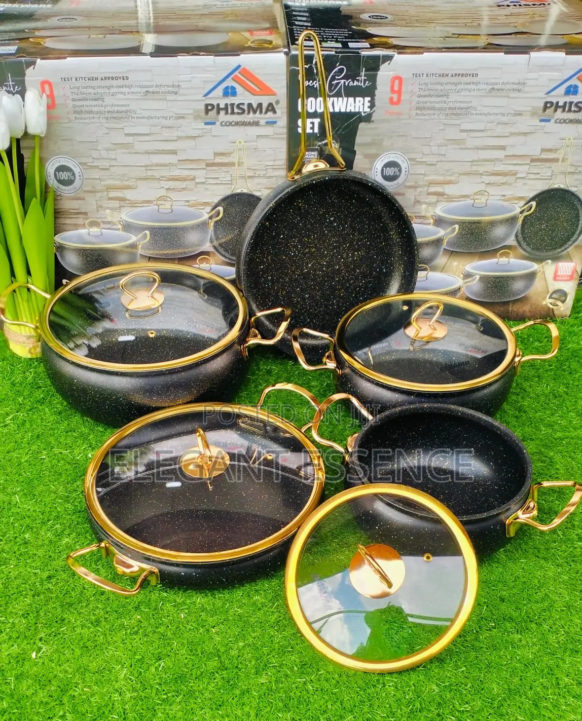 Phisma 9pcs Cookware