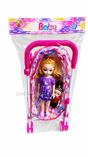 Baby Doll Stroller Play Set