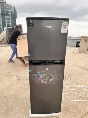 Von 22dhs 134l Double Door Fridge