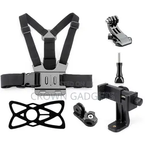 Adjustable Phone Chest Mount for Cycling Hiking Vlogs
