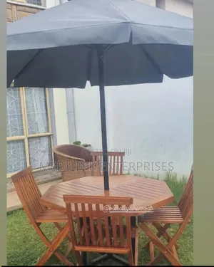 Foldable Scranton 4-Seater Outdoor Umbrella Shades