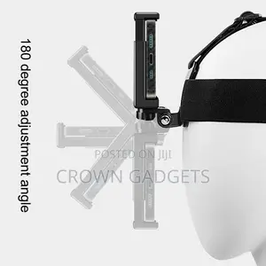 Adjustable Head Harness Camera Mount for Hands-Free Videos