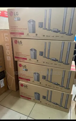 LG Home Theatre 1000w With 4 Tall Boy