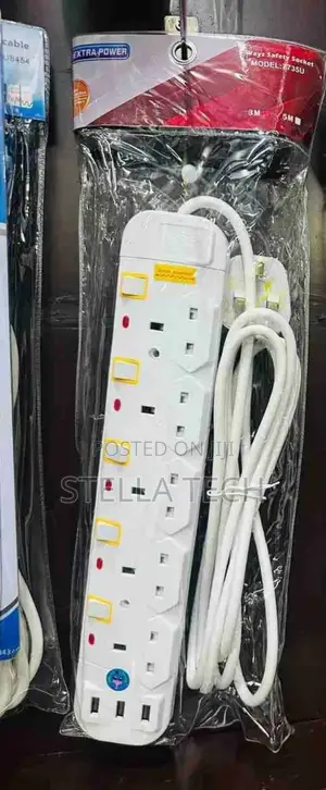 3m 5way Extension With Usb and Type C Ports